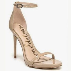 Sam Edelman Beige Ankle-Strap Sandals 👡 size 7 1/2